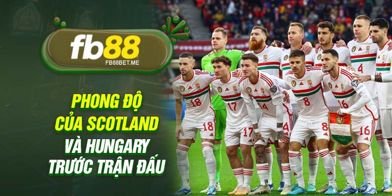 Phong độ của Scotland và Hungary trước trận đấu